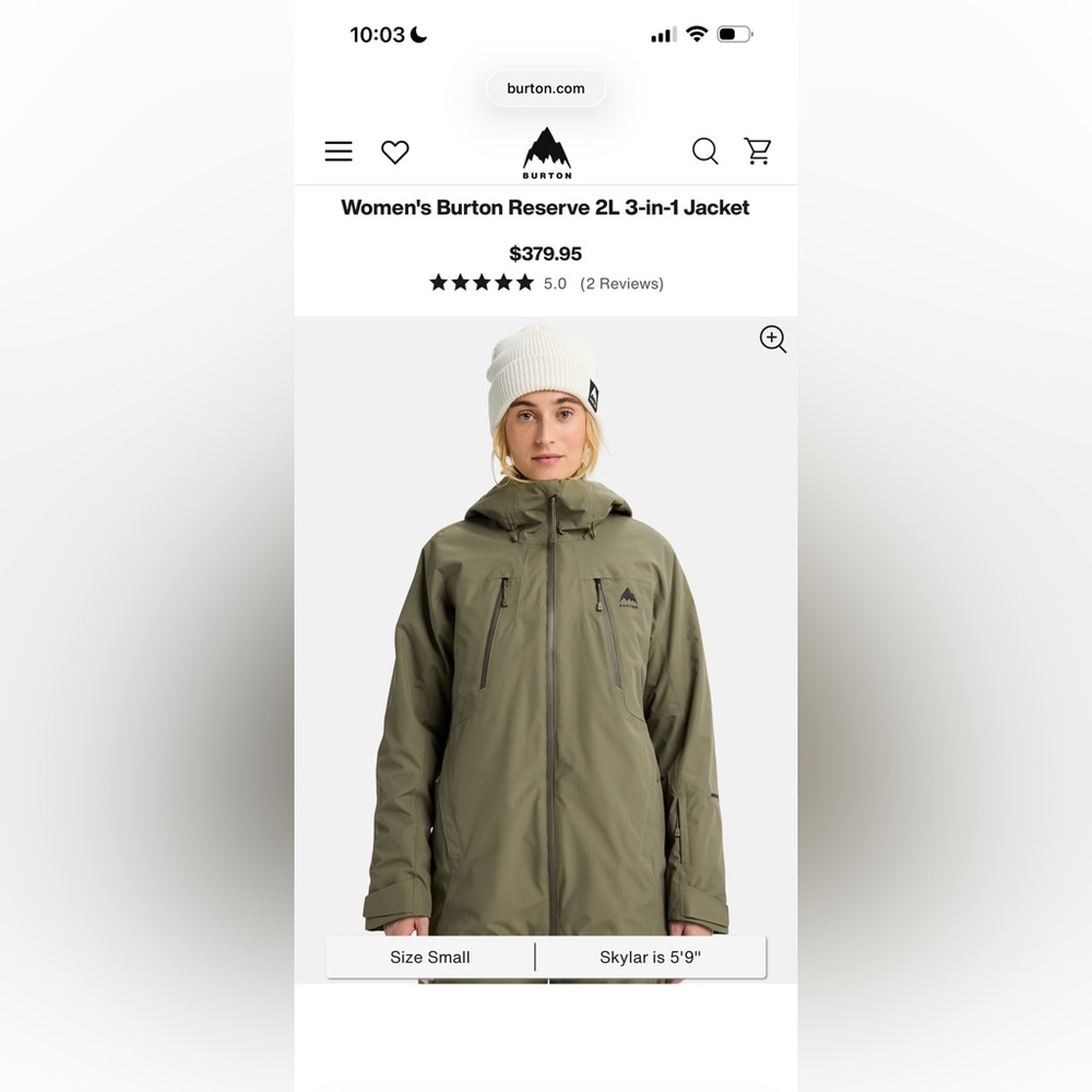 Women's Burton Reserve 2L 3-in-1 Jacket